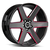 Strada Coda S60 Black/Red wheel