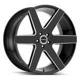 Strada Coda S60 Black Milled wheel