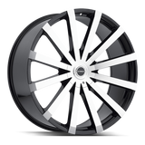 Strada Gabbia S50 Black Machined wheel