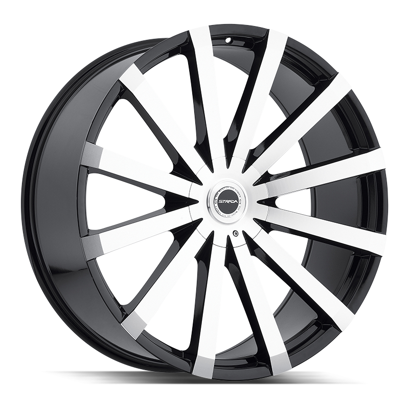 Strada Gabbia S50 Black Machined wheel