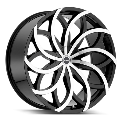 Strada Huracan S61 Black Machined wheel