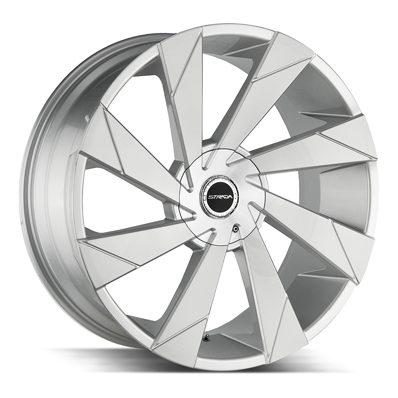 Strada Moto S62 Brushed Silver wheel
