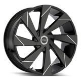 Strada Moto Black Milled wheel