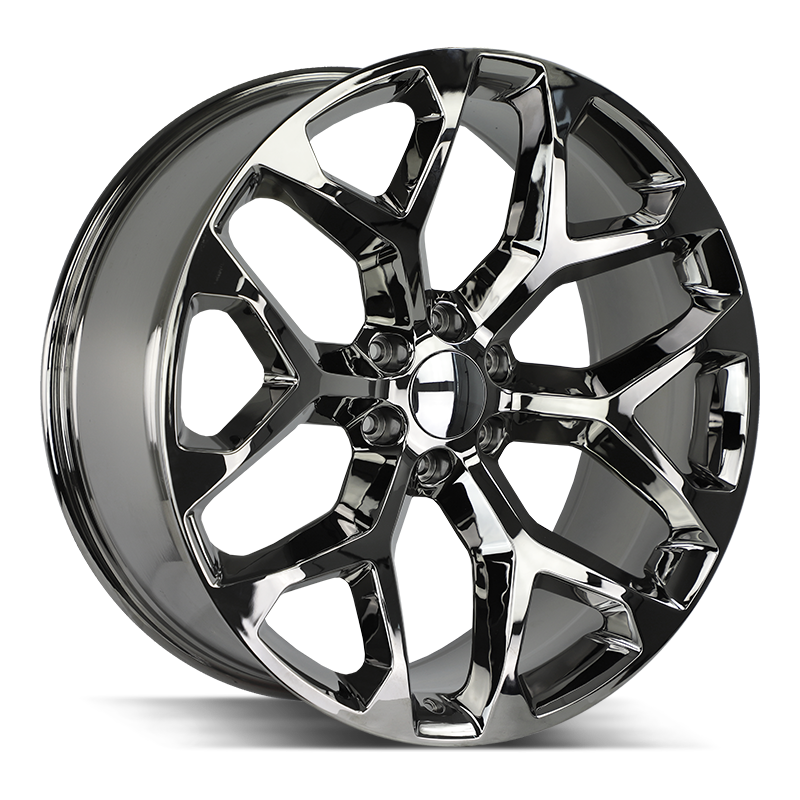 Strada OE Replica Snowflake R176 Black Chrome