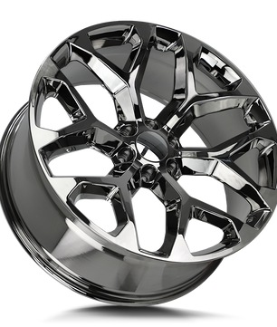 Strada OE Replica Snowflake R176 Black Chrome