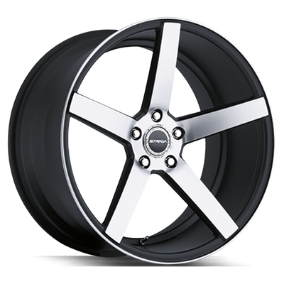 Strada Perfetto S35 Black Machined wheel