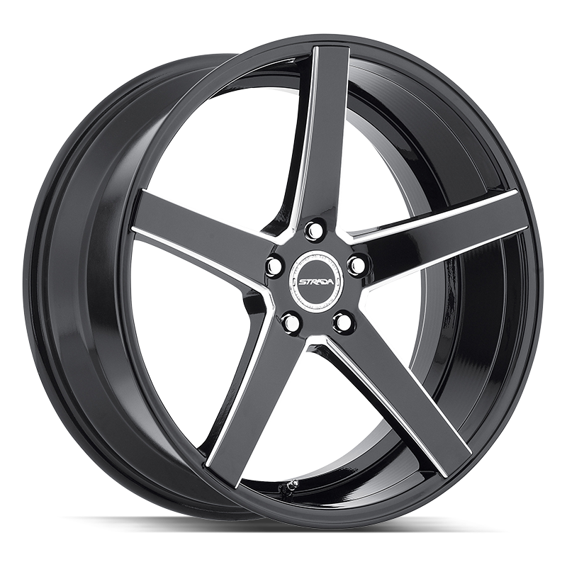 Strada Perfetto Black Milled wheel