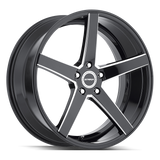 Strada Perfetto Black Milled wheel