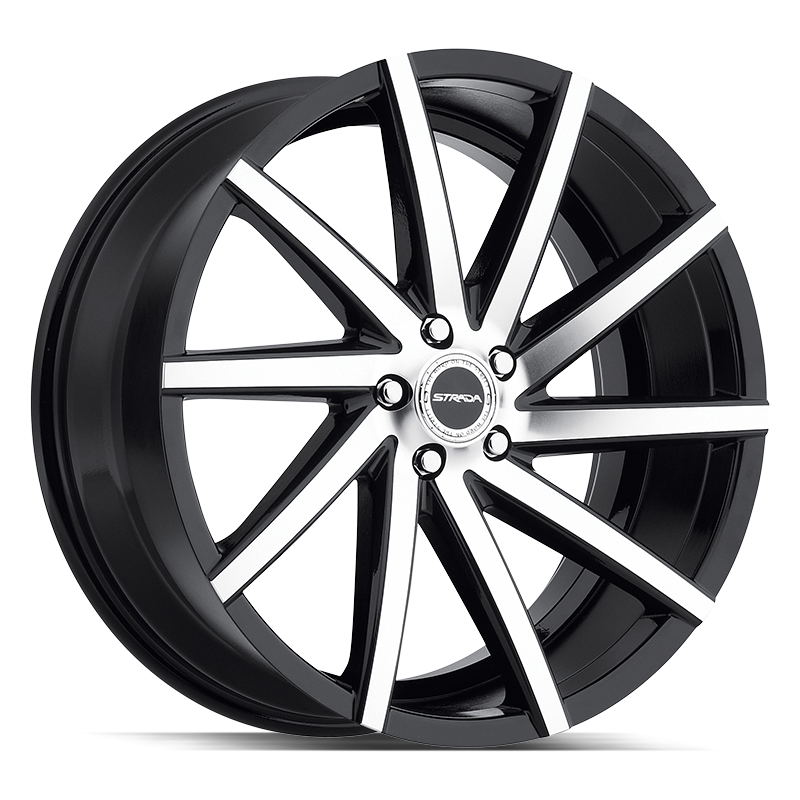 Strada Sega Black Machined wheel