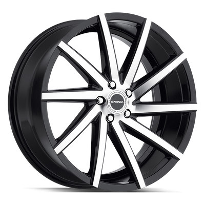 Strada Sega S41 Black Machined wheel