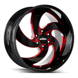Strada Street Classics Retro 5 C05 Black/Red wheel