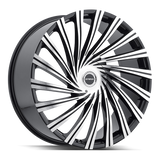 Strada Tornado S49 Black Machined wheel