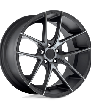 Niche 1Pc M130 Targa Matte Black Double Dark Tint