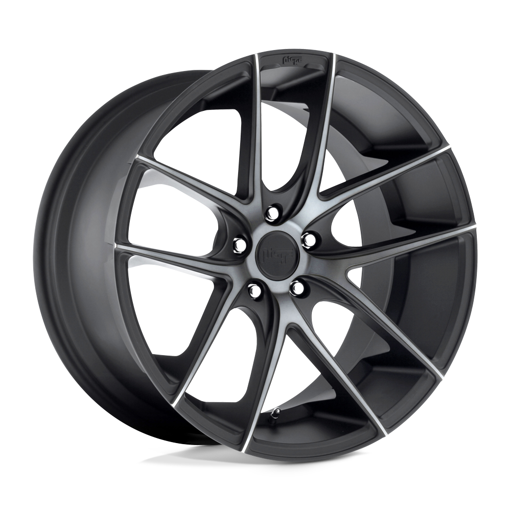 Niche 1Pc M130 Targa Matte Black Double Dark Tint
