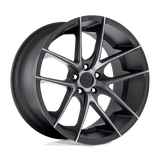 Niche M130 Targa 19x8.5 +35 Matte Black Double Dark Tint premium Euro wheel