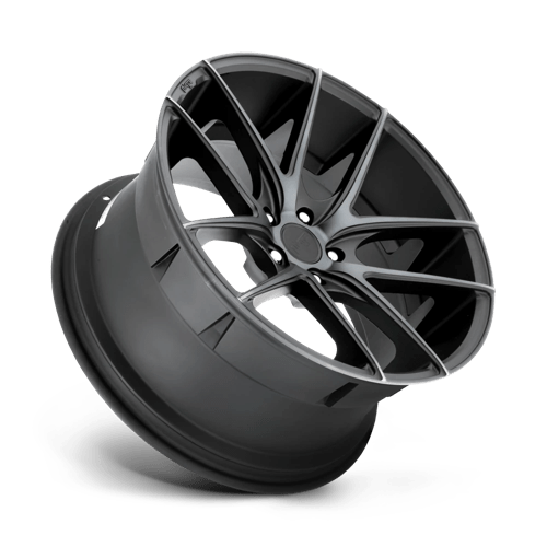 Niche 1PC M130 TARGA 20x10.5 +40 Matte Black Double Dark Tint
