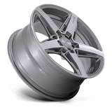 Niche Teramo 18x8 +30 Anthracite Brushed Face premium Euro wheel