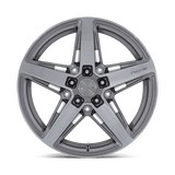Niche Teramo 18x8 +40 anthracite brushed premium Euro wheel for 5x108 vehicles