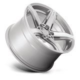 Niche Teramo 20x11 +20 Anthracite with Brushed Spoke Faces and a Clear Tint (5x115)