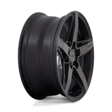 Niche Teramo 18x8 +40 Matte Black Machined Spoke premium Euro wheel