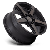 Niche Teramo 18x8 matte black machined spoke faces Euro premium wheel 5x112
