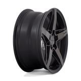Niche Teramo 18x8 matte black machined spoke faces Euro premium wheel 5x112