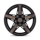Niche Teramo 18x8 matte black machined spoke faces Euro premium wheel 5x112
