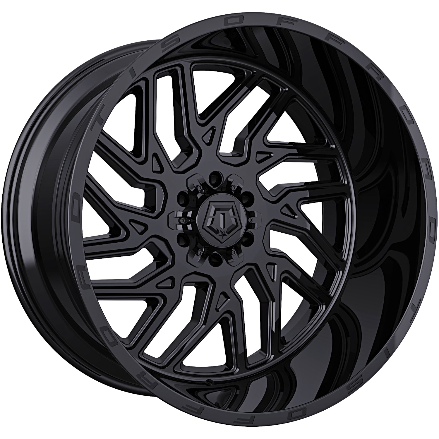TIS 544B Gloss Black Wheel