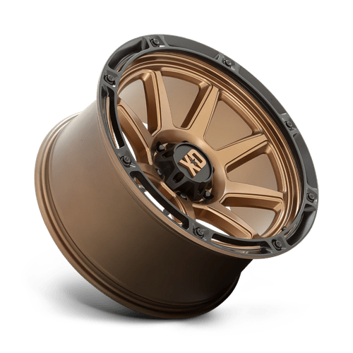 XD XD863 20x12 -44mm Matte Bronze With Black Lip – TFS Wheels
