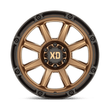 XD XD863 20x9 +18 Matte Bronze with Black Lip premium truck wheel