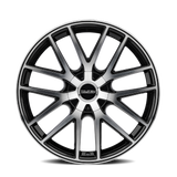 Touren TR60 18x8 Matte Black with Machined Lip Ring premium Euro wheel