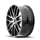 Touren TR60 18x8 Gloss Black Machined premium aftermarket wheel