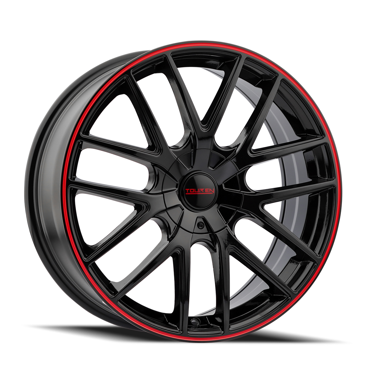 Touren TR60 3260 Black With Red Ring wheel
