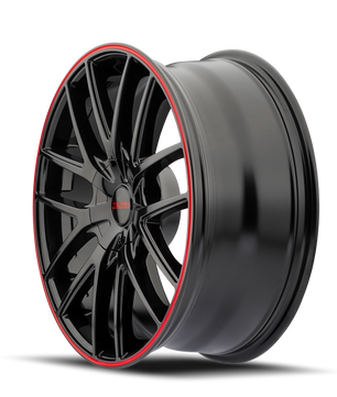 Touren TR60 3260 Gloss Black with Red Ring