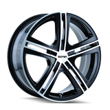 Touren TR62 16x7 Gloss Black Machined premium Euro wheel