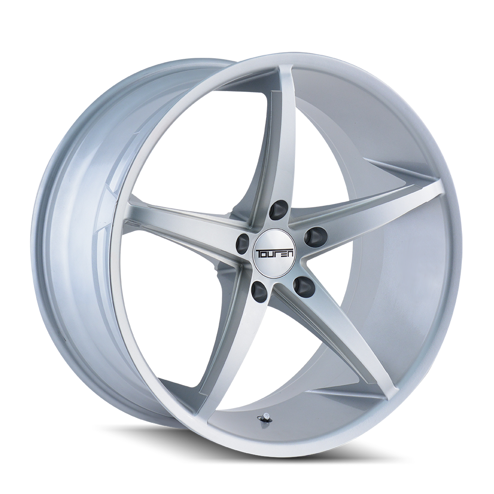 Touren TR70 3270 Gloss Silver Milled wheel