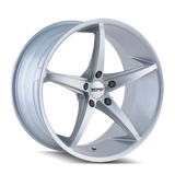 Touren TR70 3270 Gloss Silver Milled wheel