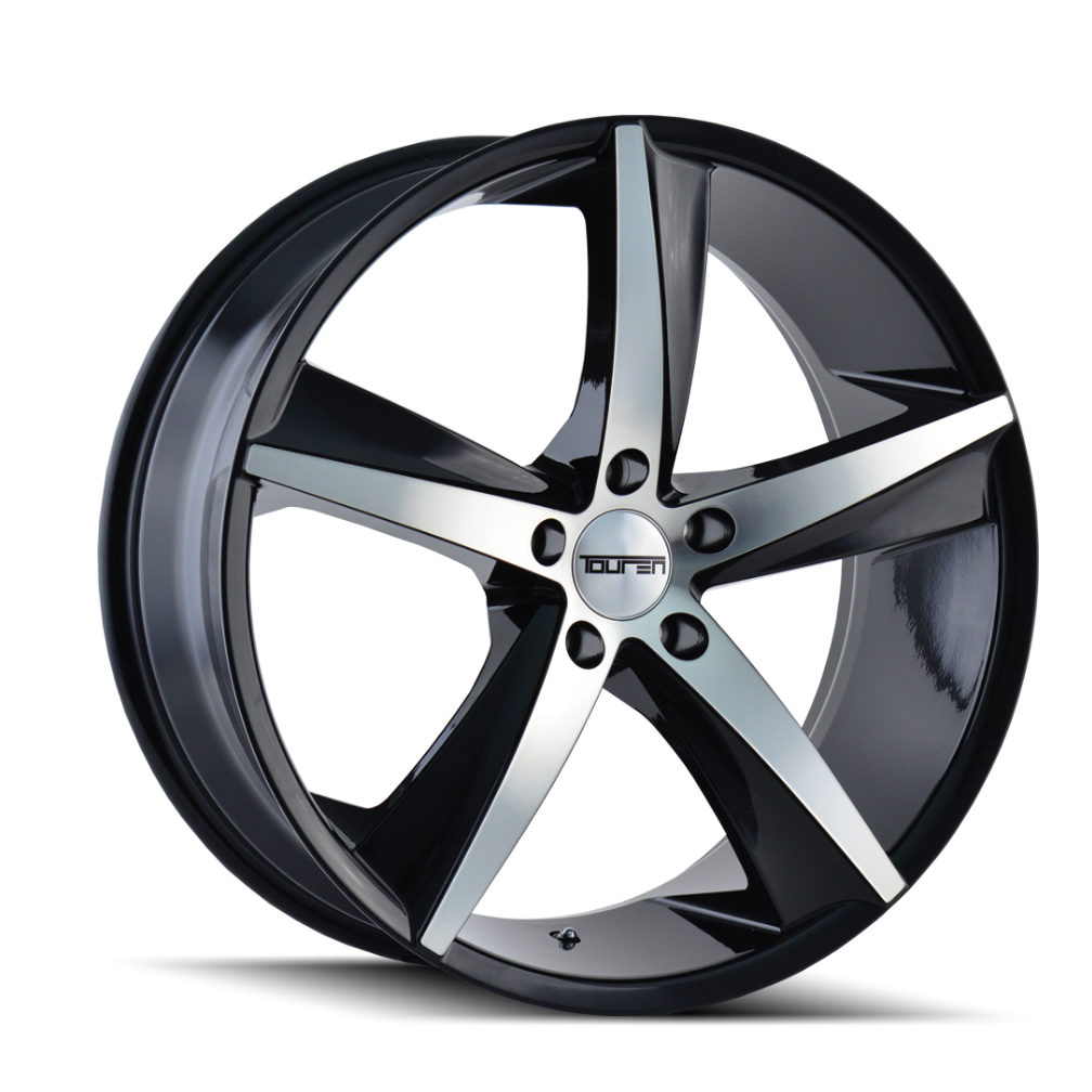 Touren TR72 3272 Gloss Black Machined wheel