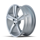Touren TR72 20x10 Gloss Silver Machined premium Euro wheel