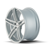 Touren TR73 3273 20x10 Gloss Silver Milled premium Euro wheel