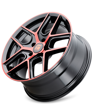 Touren TR79 3279 Gloss Black Machined with Red