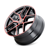 Touren TR79 3279 Gloss Black Machined with Red