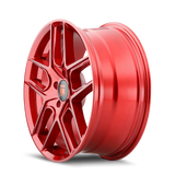 Touren TR79 17x8 Gloss Crimson Candy Red premium Euro wheel