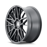 Touren TR93 18x8 Satin Black 5x108 premium Euro wheel for Volvo Jaguar