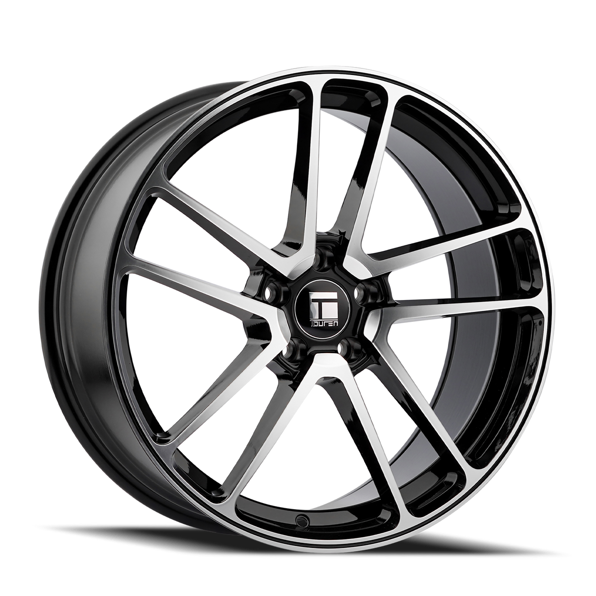 Touren TF97 3297 Gloss Black Machined wheel
