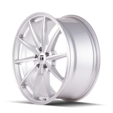 Touren TF02 3502 20x10 Gloss Silver Brushed premium Euro wheel 5x120