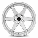 Vors TR37 17x9 +30 Silver Machine Face Lip premium Euro wheel