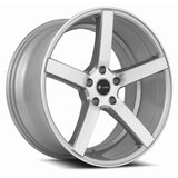 Vors TR5 18x9 +35 Silver Machine Face 5x112 premium Euro wheel