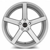 Vors TR5 20x9.5 +35 Silver Machine Face premium Euro wheel 5x110