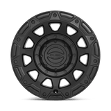 Fuel 1PC D729 TRACKER 17x9 +1mm Satin Black